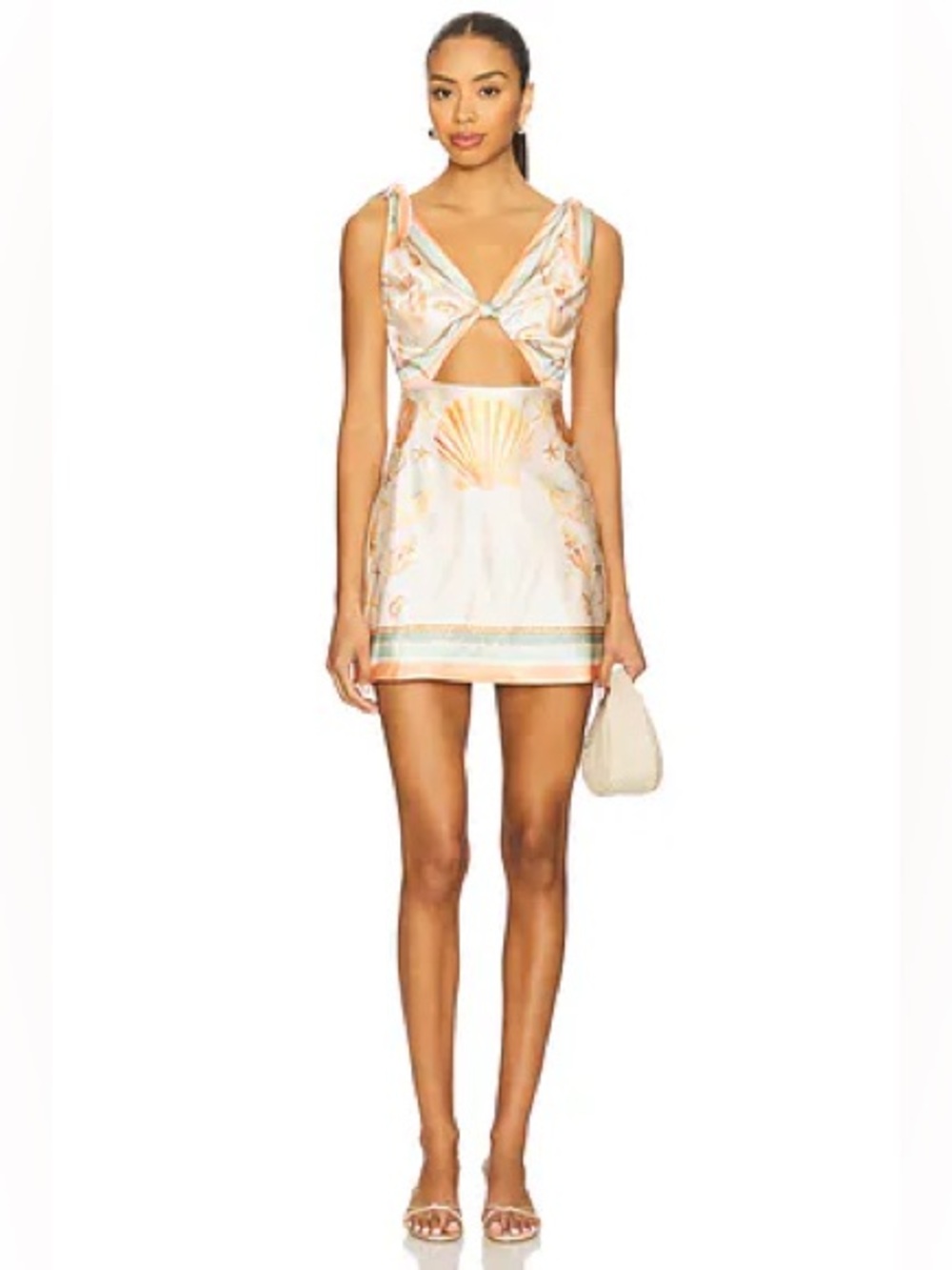 Flawed Retrofete Icelyn Dress in Shell Foulard